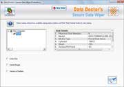 Data wiping software Screenshot