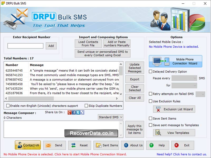 Bulk Text Messaging Sender Software Windows 11 download