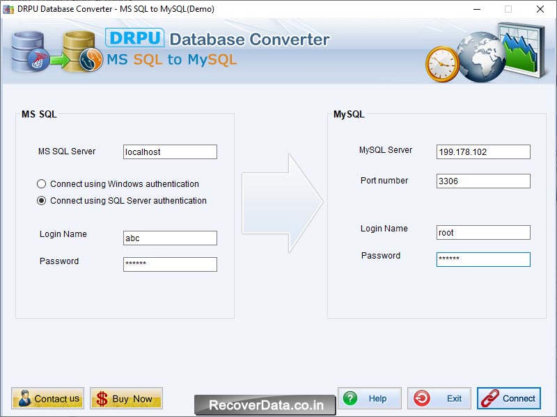 MSSQL to MySQL Data Migration Tool Windows 11 download