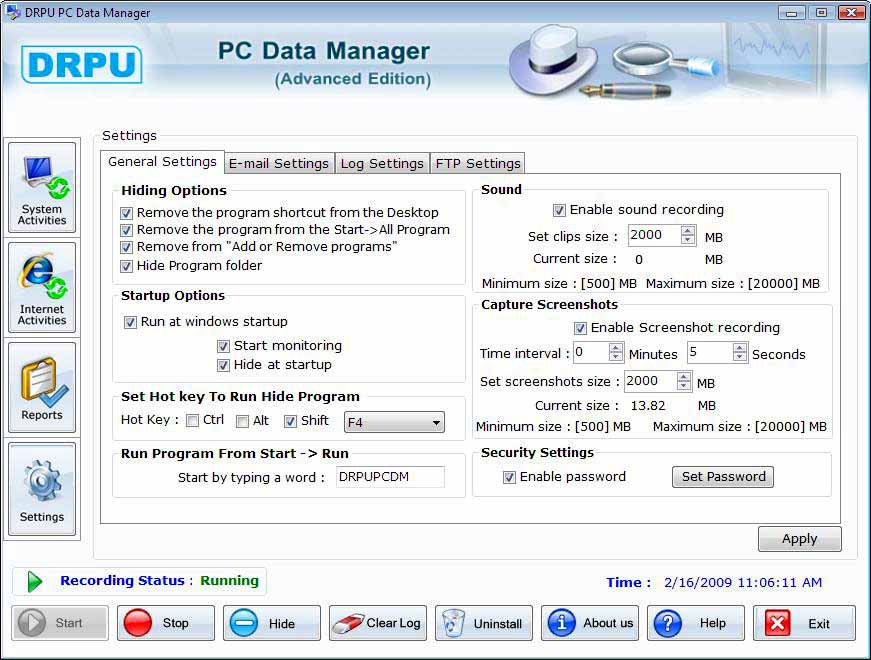 Advance keylogger 