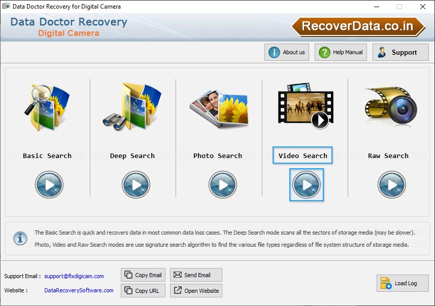 Select any one Searching Mode Select any one Searching Mode