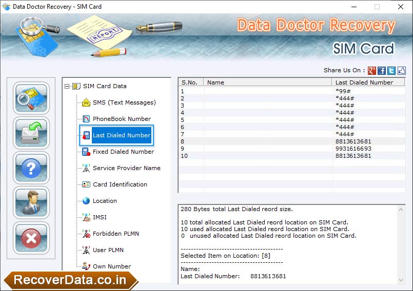 Select SMS (Text Messages) Select SMS (Text Messages)